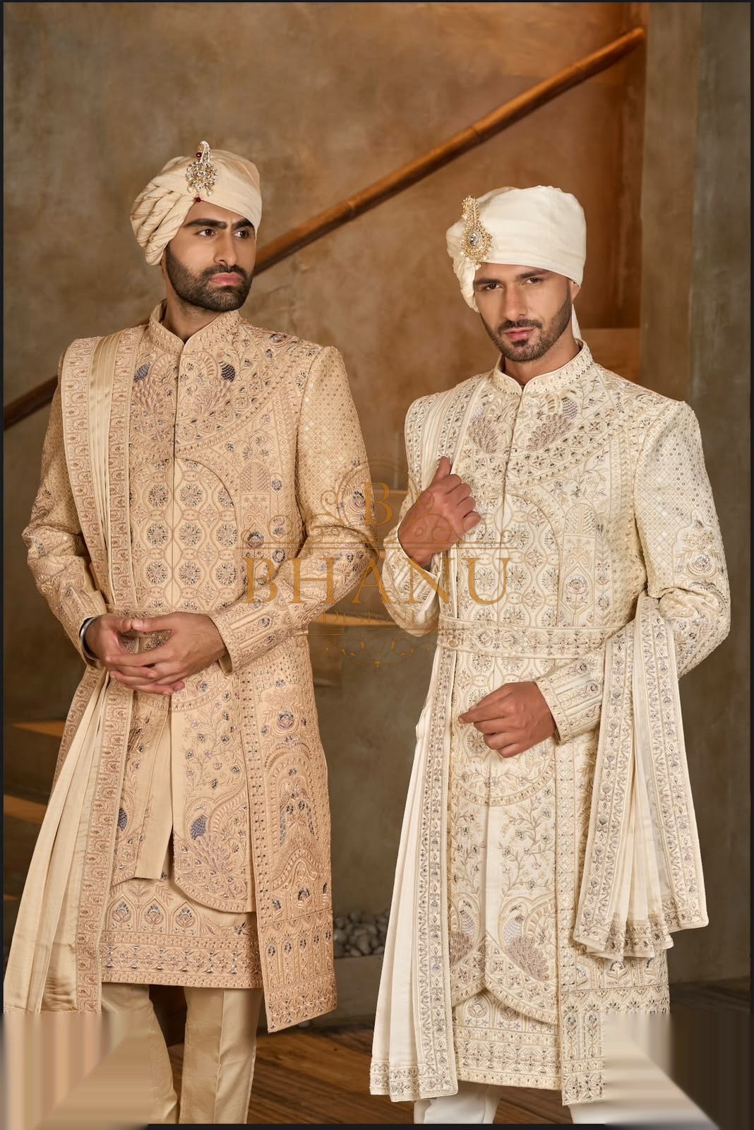 Design 756, a sherwani made to order by Bhanu Designer