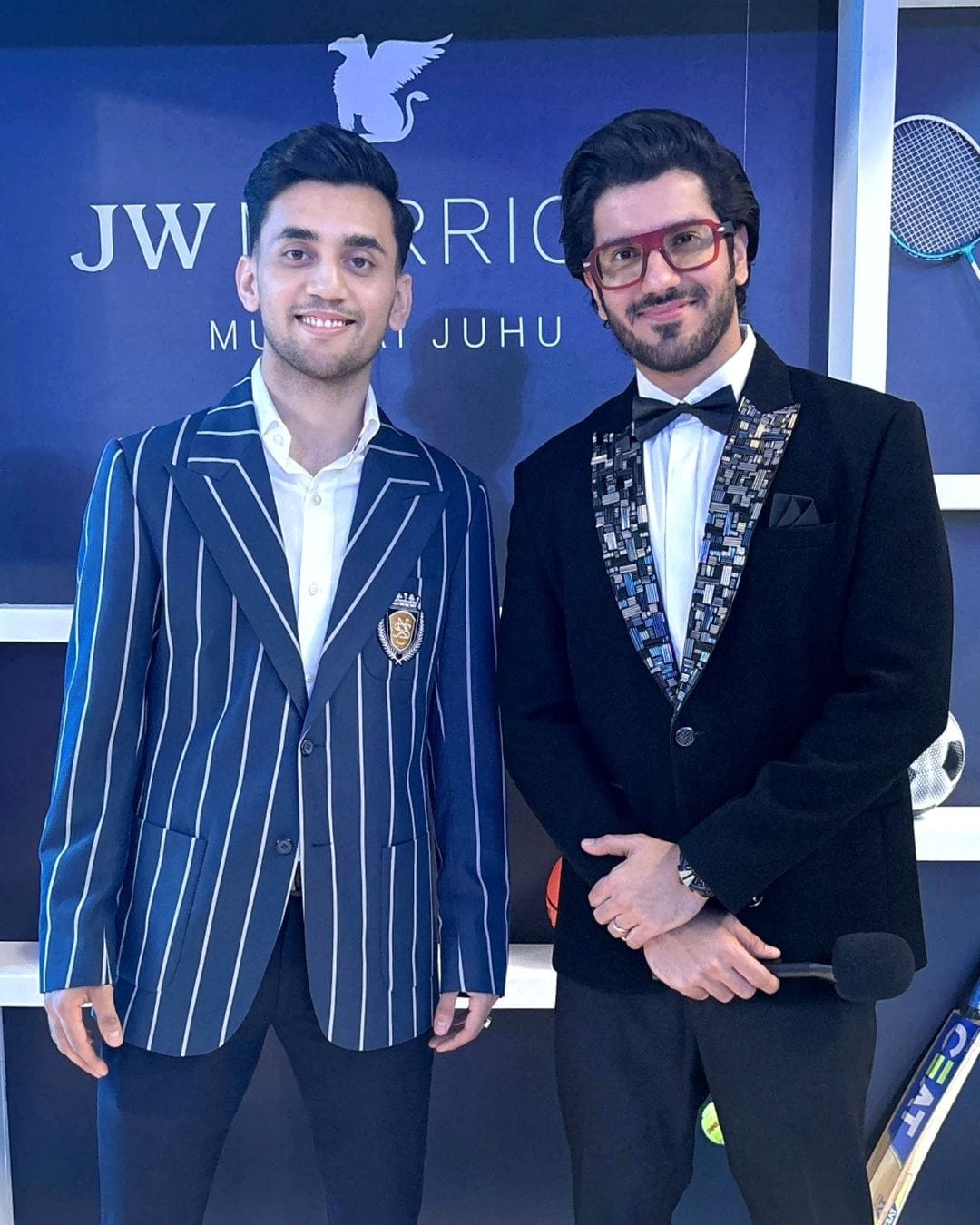 Designer Tuxedo with Geometric Lapel