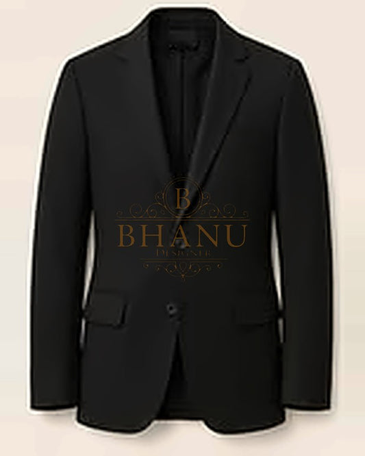 Plain Blazer - Black
