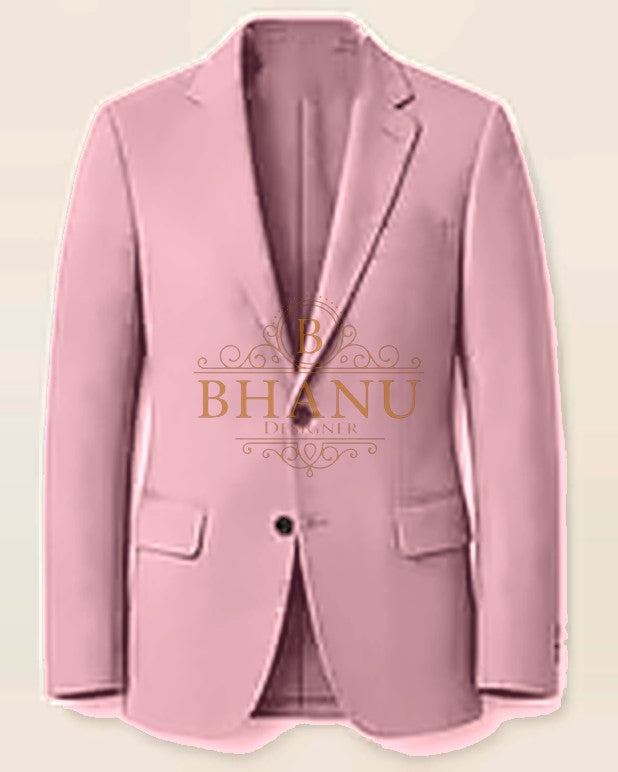 Plain Blazer - Pink