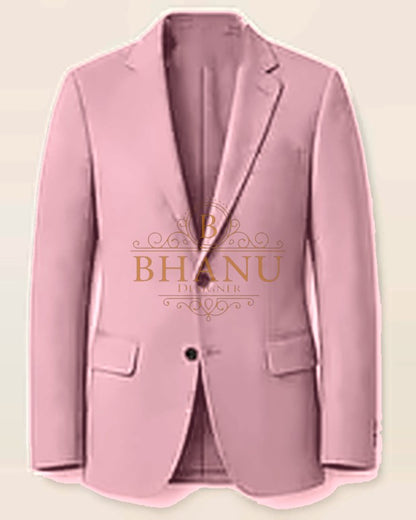 Plain Blazer - Pink
