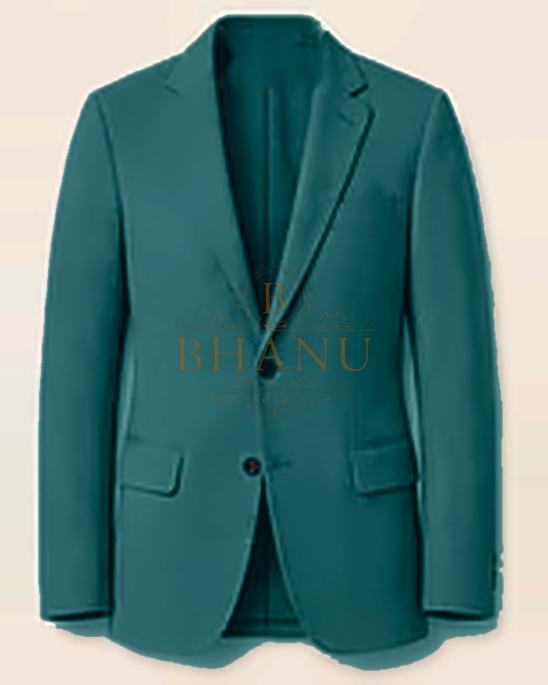 Plain Blazer - Teal