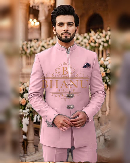Plain Jodhpuri - Pink