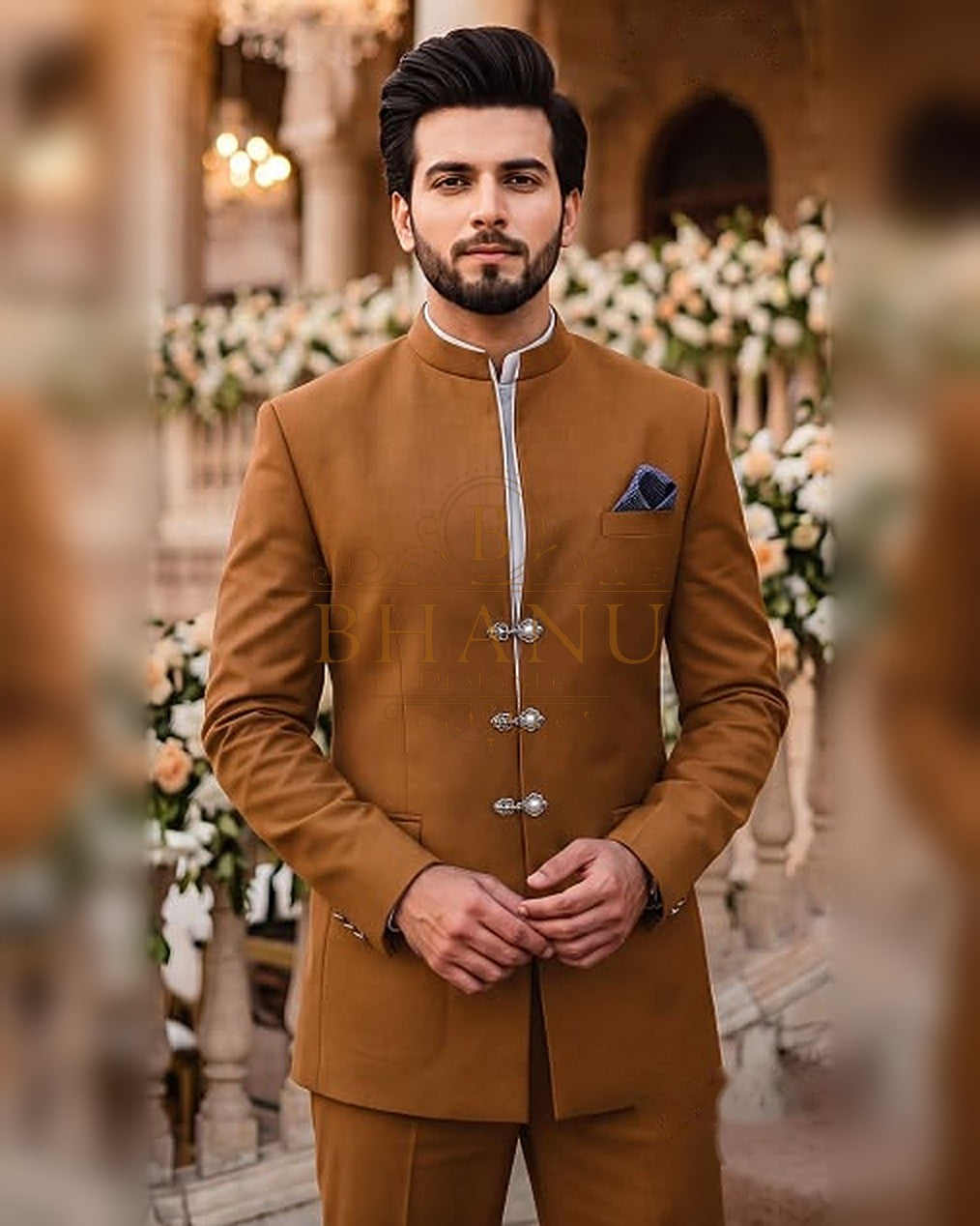 Plain Jodhpuri - Rust