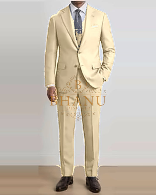 Two-Piece Suit - Beige
