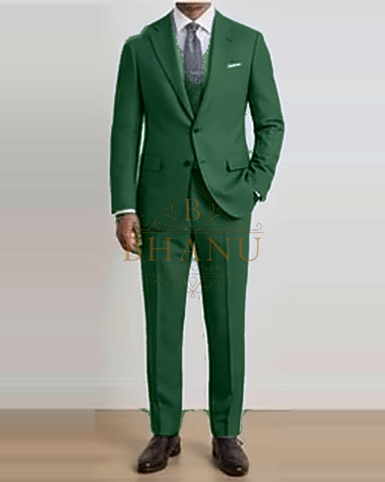 Two-Piece Suit - Forest Green