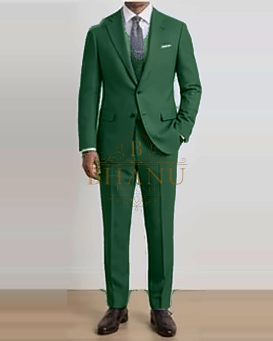 Two-Piece Suit - Forest Green