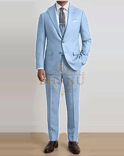 Two-Piece Suit - Powder Blue