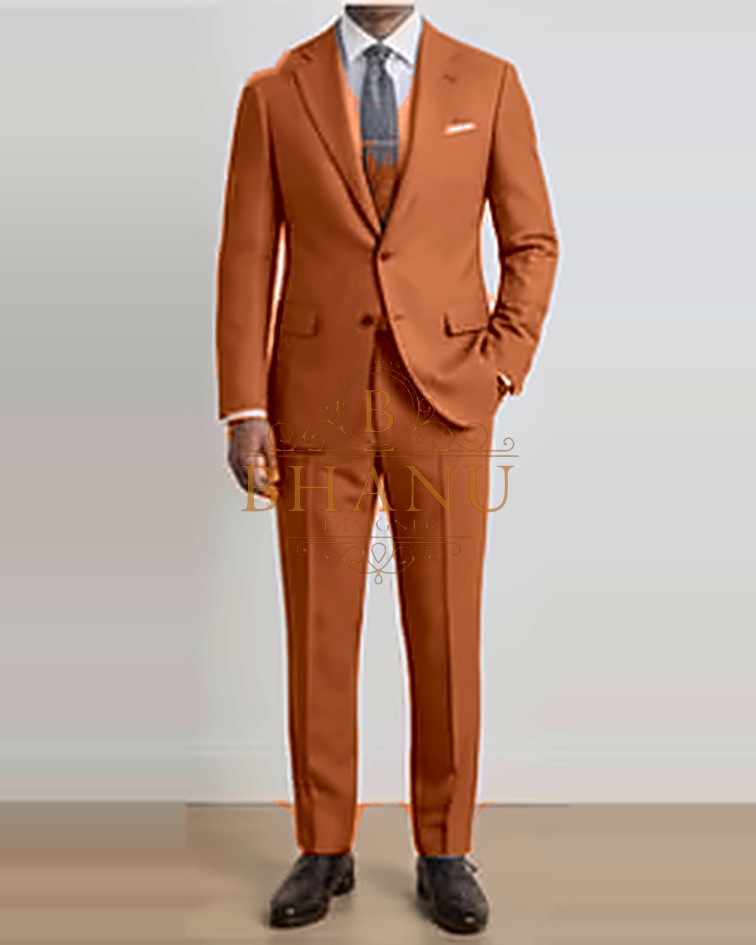 Two-Piece Suit - Rust