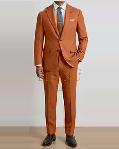 Two-Piece Suit - Rust
