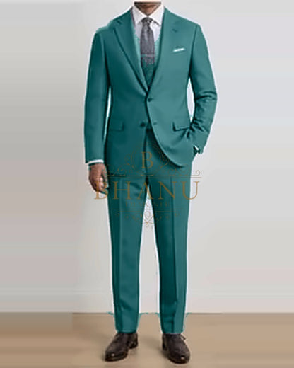 Two-Piece Suit - Teal