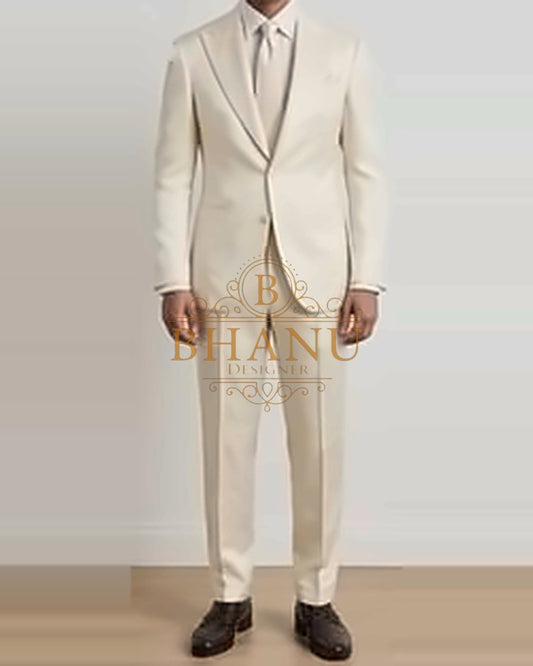 Two-Piece Suit - Ivory
