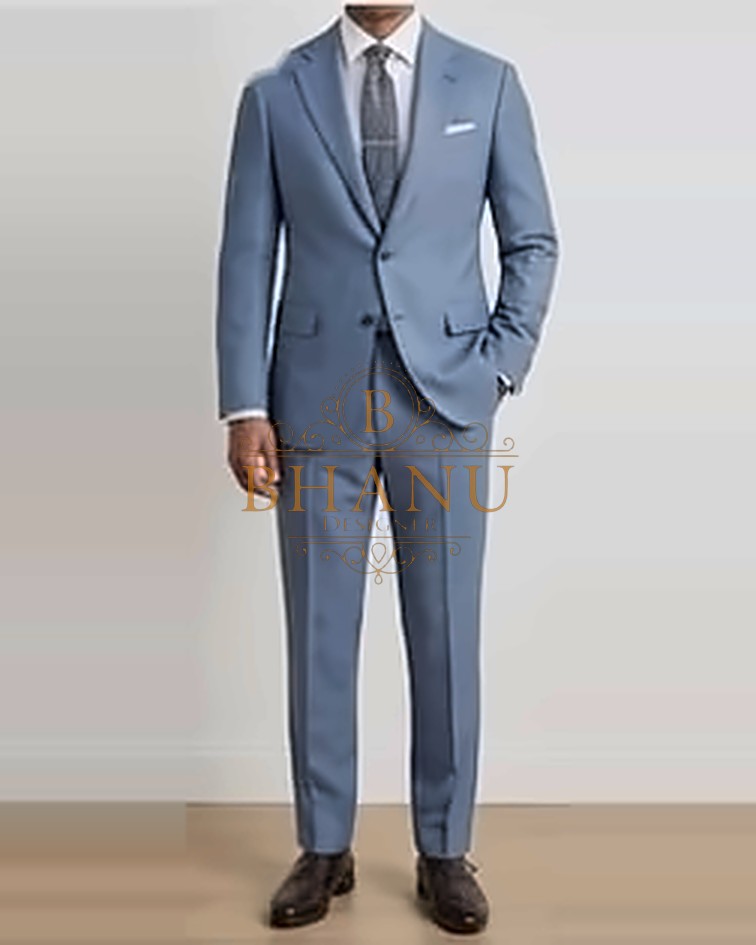 Two-Piece Suit - Light Blue