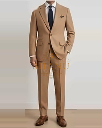 Two-Piece Suit - Tan