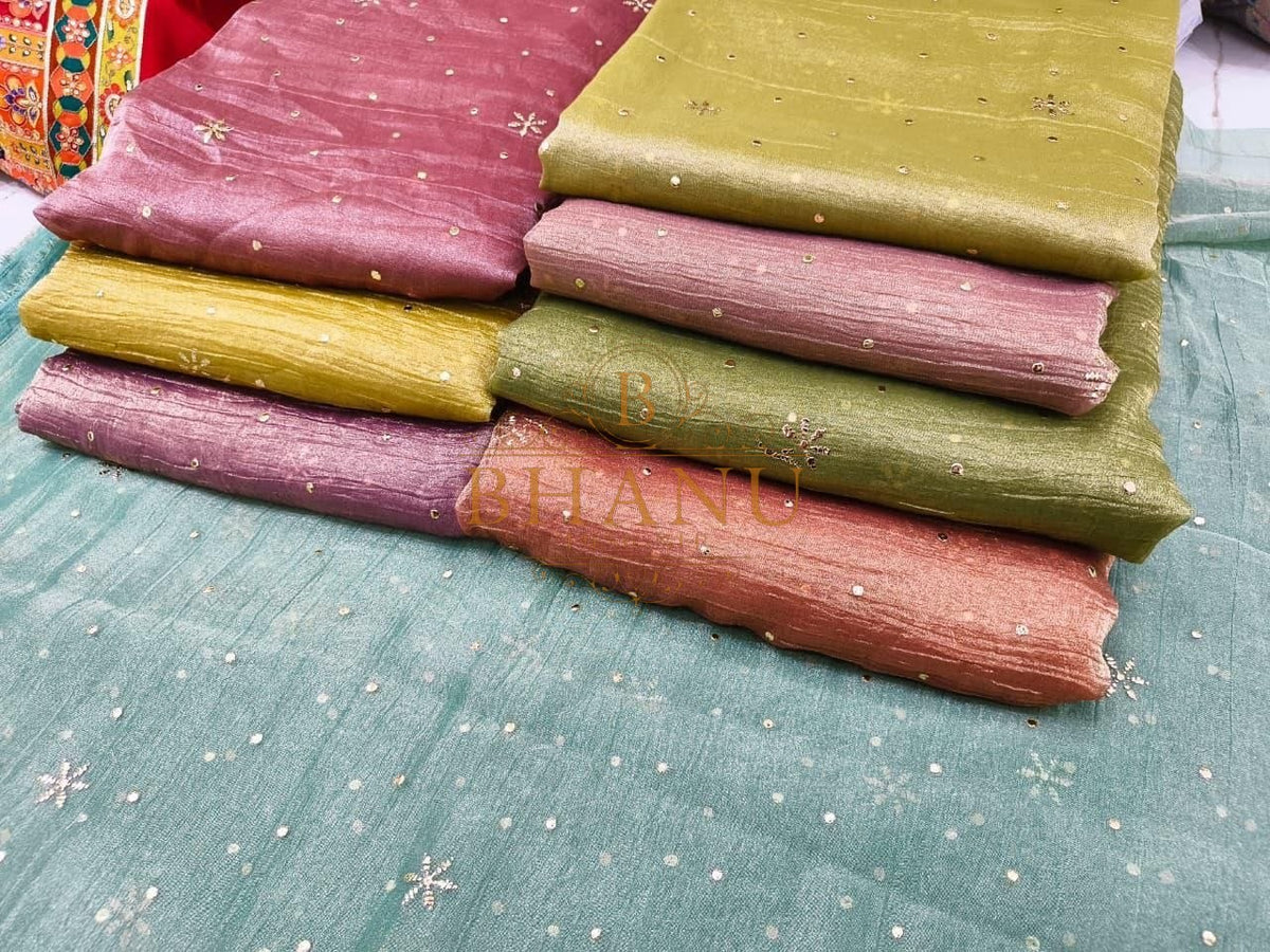 Pastel shimmer, several colourways - fabric by the metre