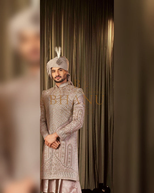 Sherwani with hand work