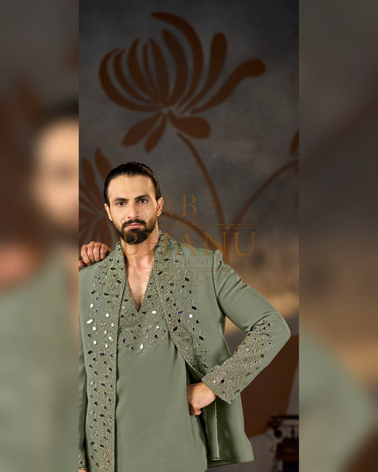 Indo-Western with hand work