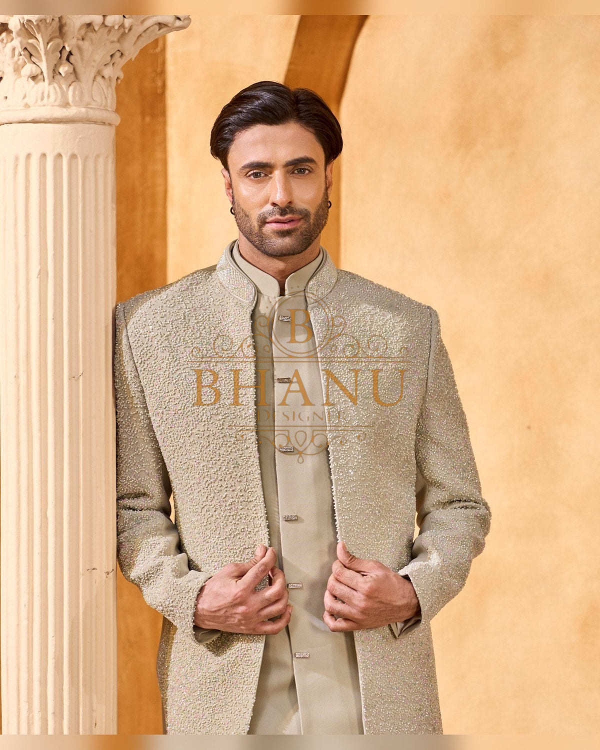 Indo-Western with dense hand work
