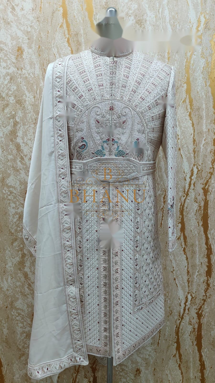 Design 761, a sherwani made to order by Bhanu Designer