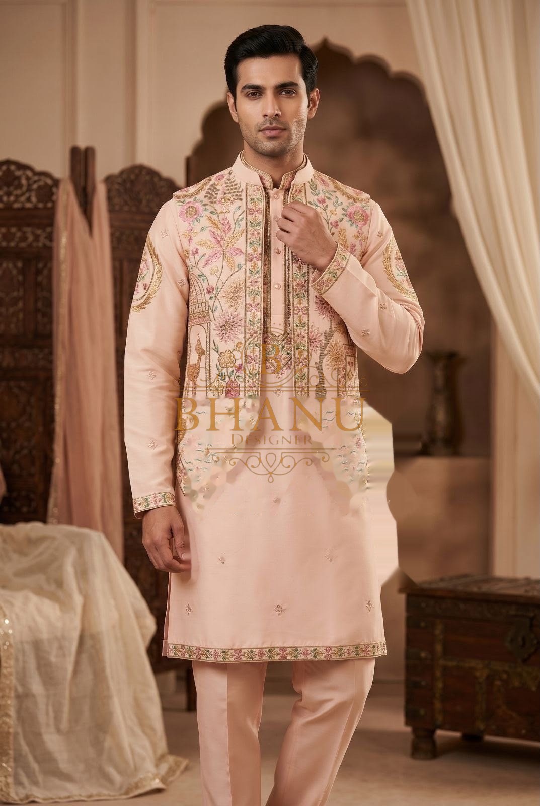Design 768, a kurta coty set made to order by Bhanu Designer