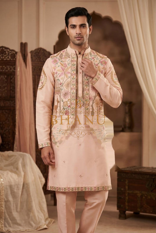 Design 768, a kurta coty set made to order by Bhanu Designer