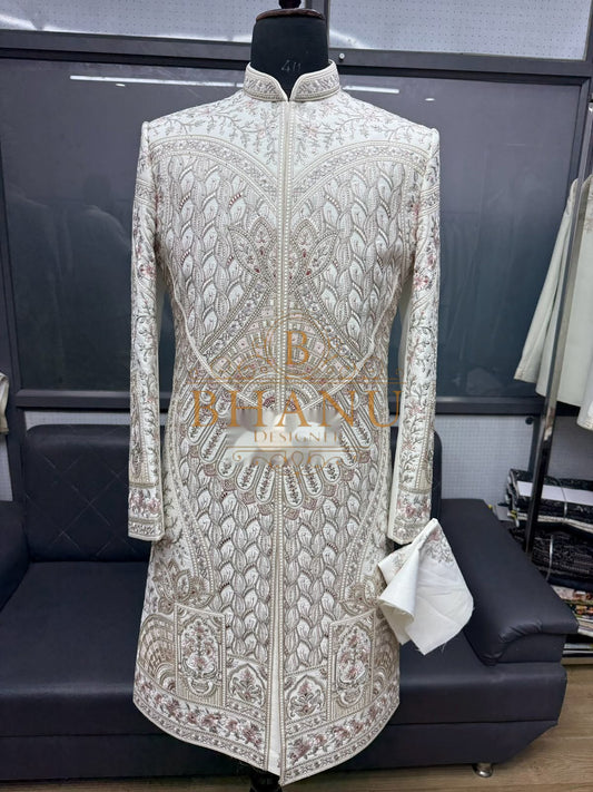Design 773, a sherwani made to order by Bhanu Designer