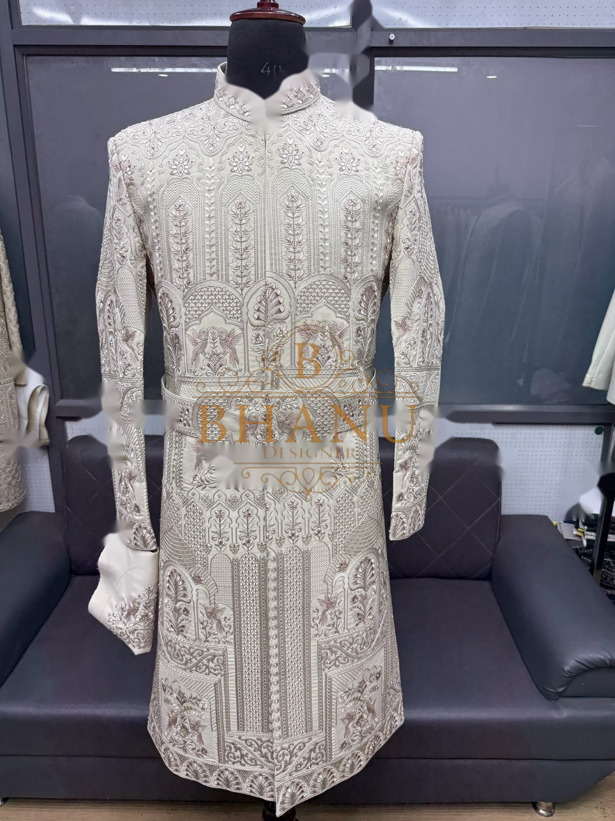 Design 774, a sherwani made to order by Bhanu Designer