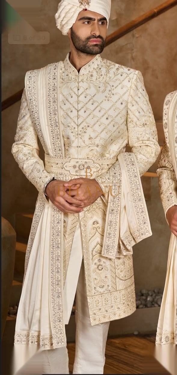 Design 779, a sherwani made to order by Bhanu Designer