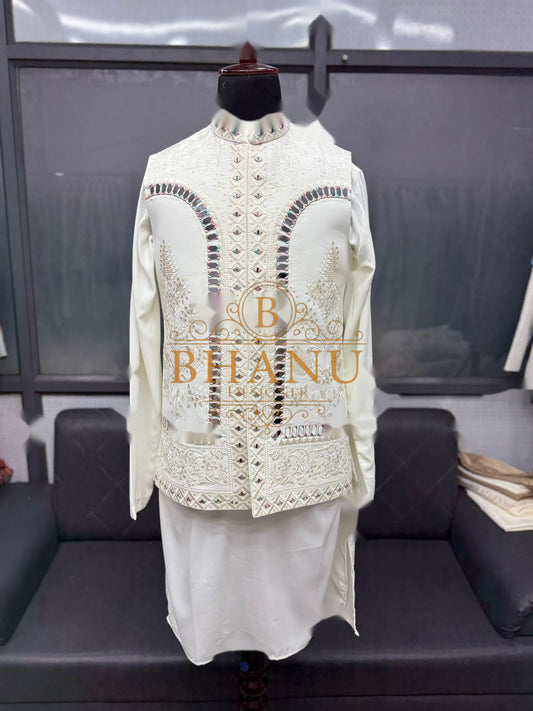Design 782, a kurta coty set made to order by Bhanu Designer