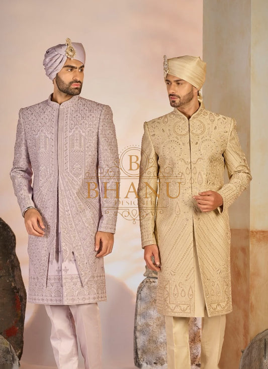 Design 783, a sherwani made to order by Bhanu Designer