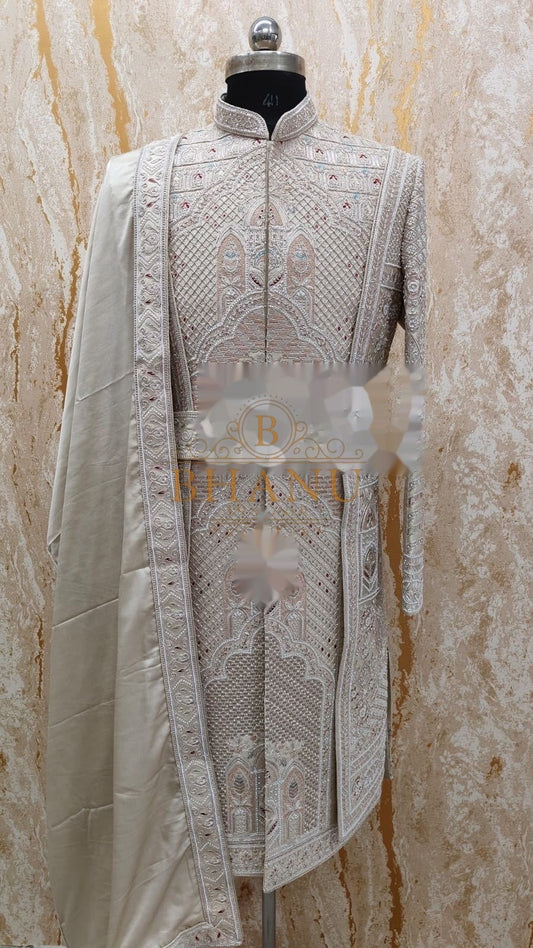 Design 785, a sherwani made to order by Bhanu Designer