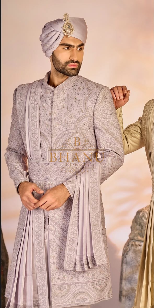 Design 786, a sherwani made to order by Bhanu Designer