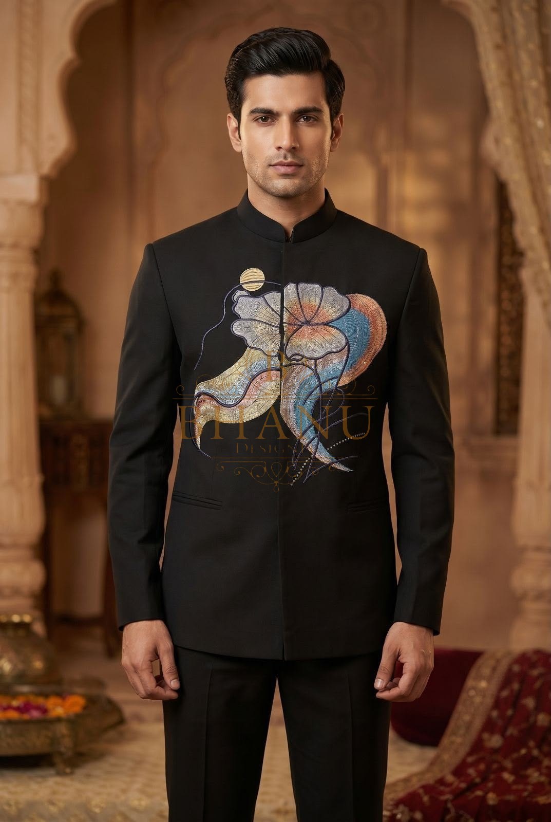 Design 792, a bomber jacket made to order by Bhanu Designer