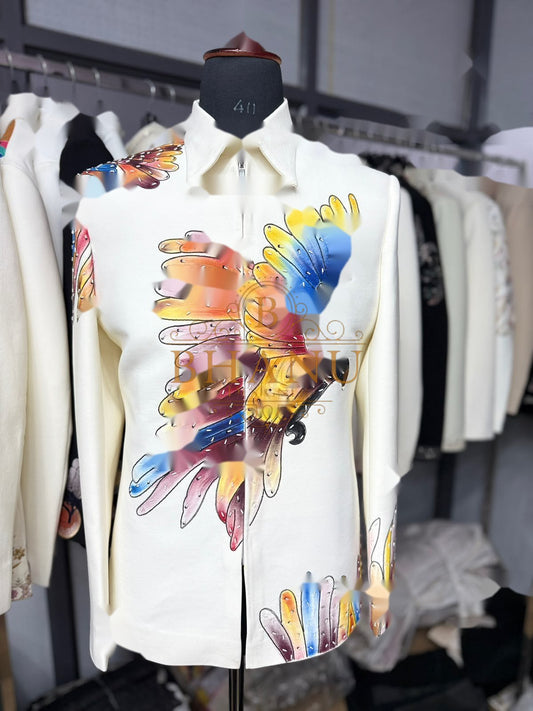 Design 795, a zipper jacket made to order by Bhanu Designer