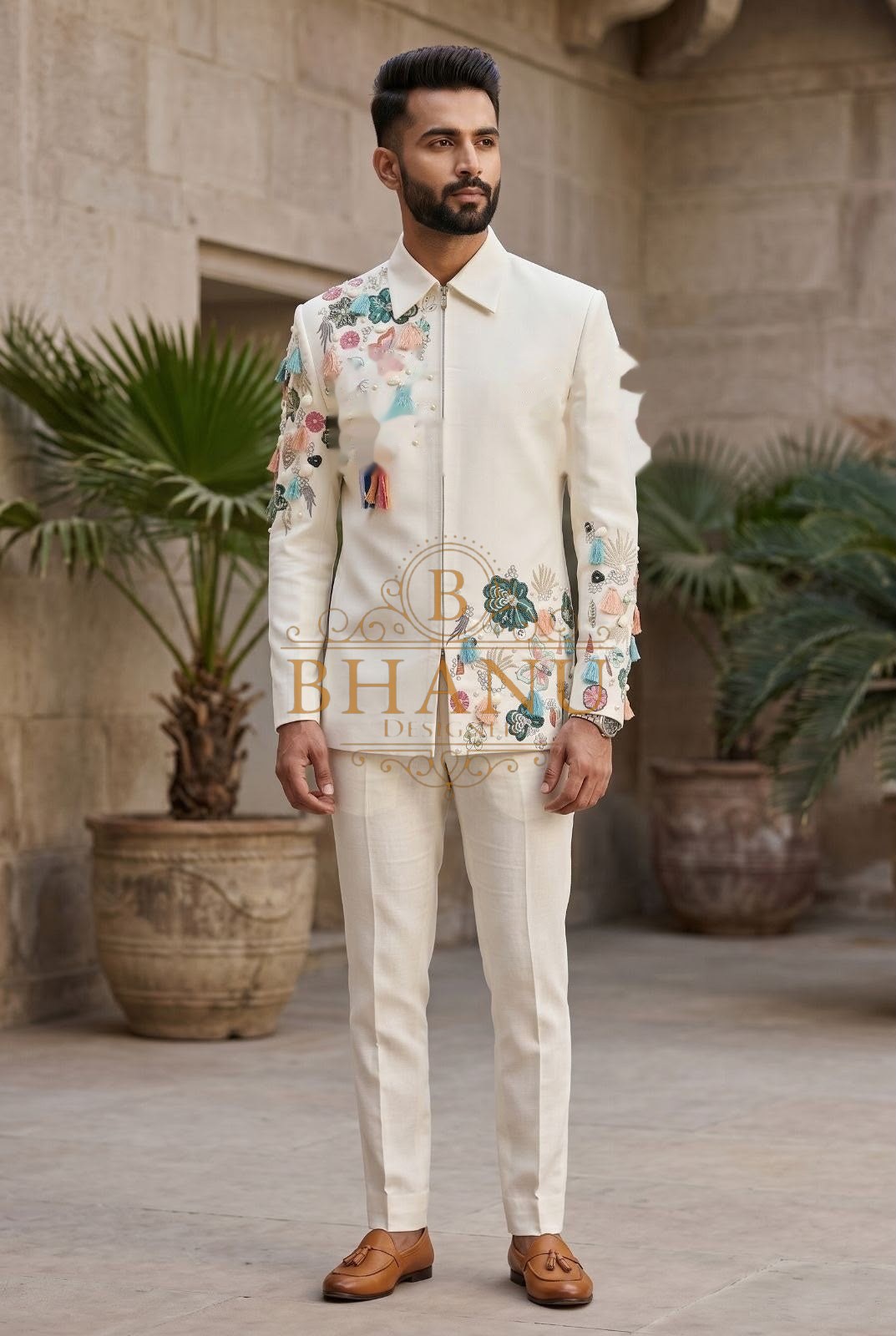 Design 802, a bomber jacket made to order by Bhanu Designer