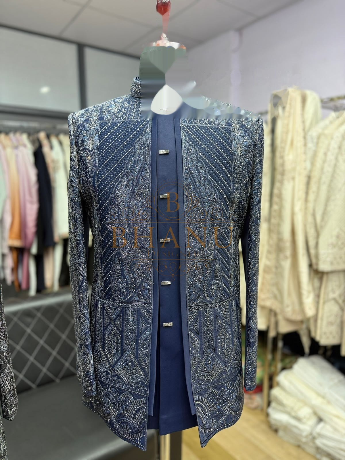 Design 803, a indo-western made to order by Bhanu Designer