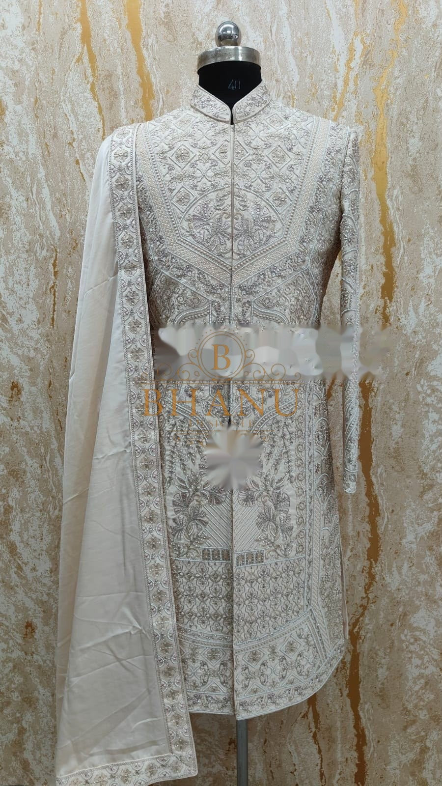 Design 805, a sherwani made to order by Bhanu Designer