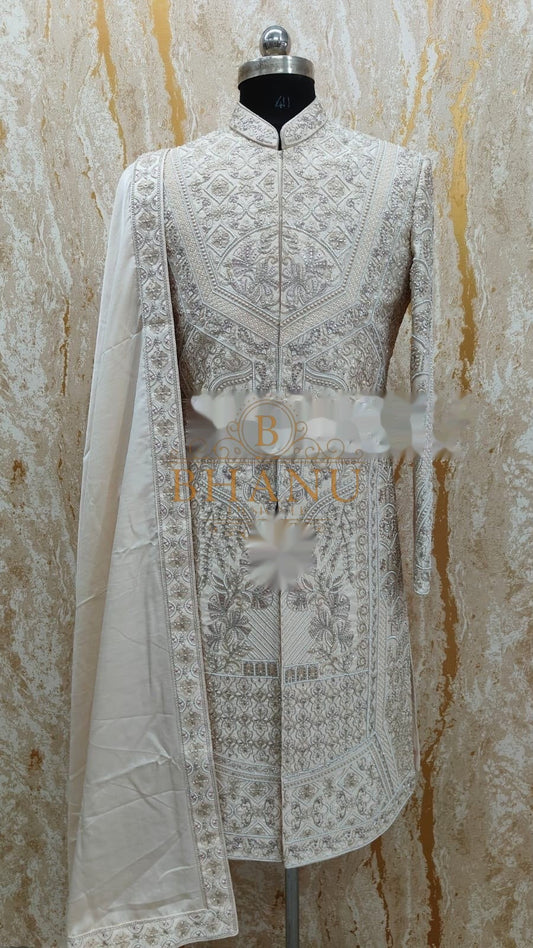 Design 805, a sherwani made to order by Bhanu Designer