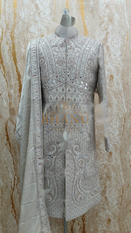 Design 809, a sherwani made to order by Bhanu Designer